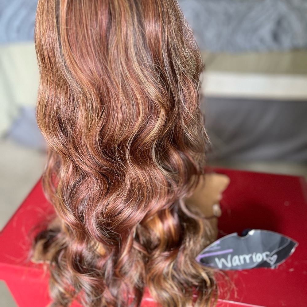 Wavy Auburn Hair Wig